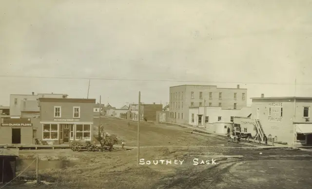 Early street scene in Southey